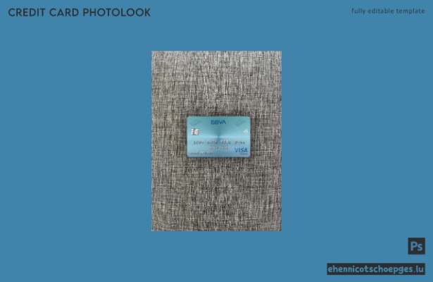 Venezuela BBVA Bank Visa Classic Karte Fotoansicht Beispielvorschau